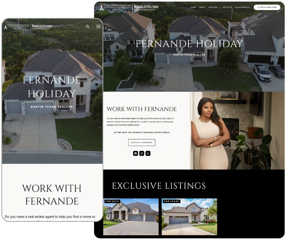 fernande holiday realty website demo live