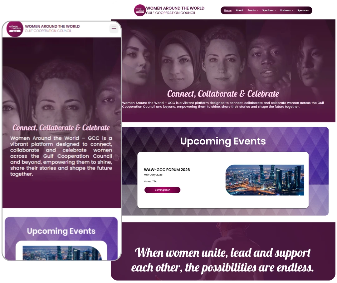 waw gcc website live demo