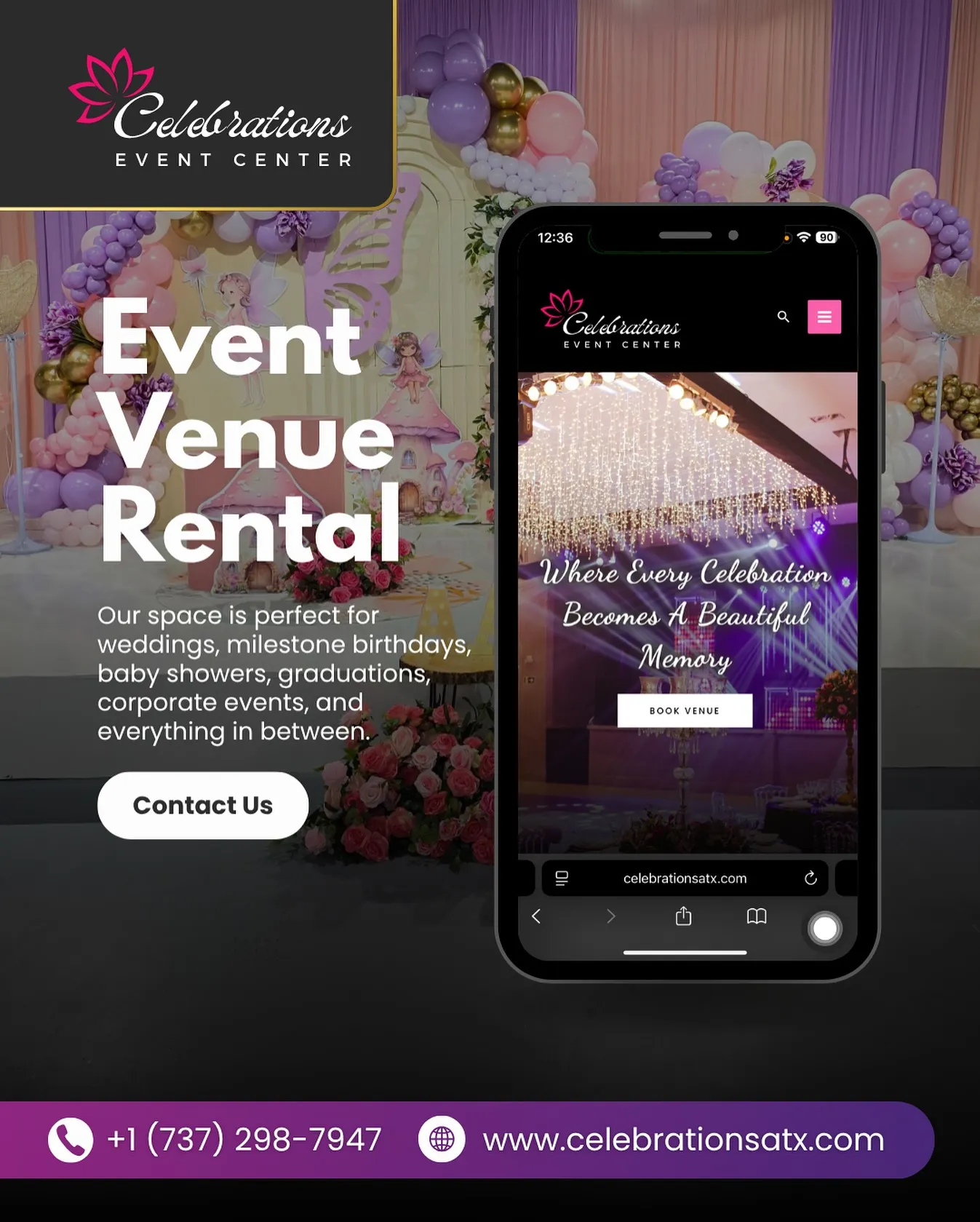 decor events center promotional poster